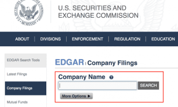 SEC Ein Lookup