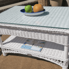 The Perfect Centerpiece: Styling Wicker Coffee Tables Indoors